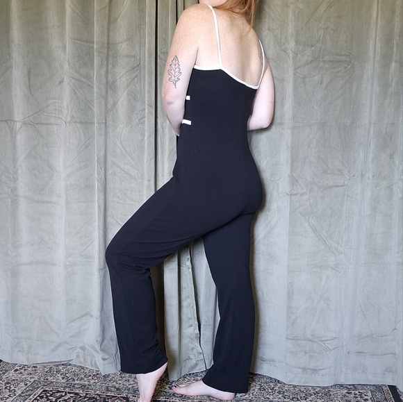 90s Black & White Jumpsuit - Picture 11 of 11